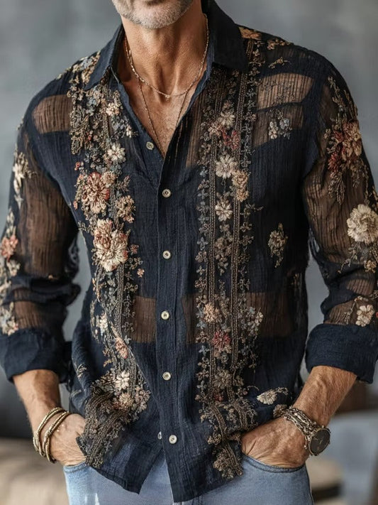 Shop the Men's Bushido Samurai Wolf Print Cotton Linen Shirt at Disssom.online. Featuring Japanese-inspired artwork, breathable fabric, relaxed fit, and premium everyday comfort.